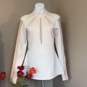 Free People Light  pink Retro Top size L